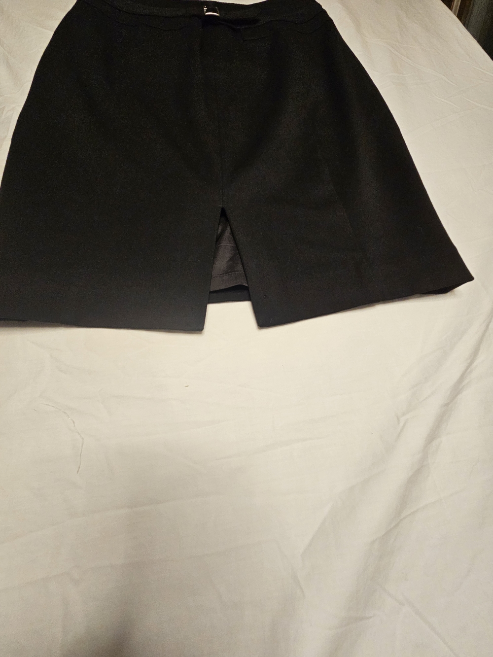 The Limited Scandal Edition Black Lace Overlay Pencil Skirt with Cream Hem - Picture 6 of 7